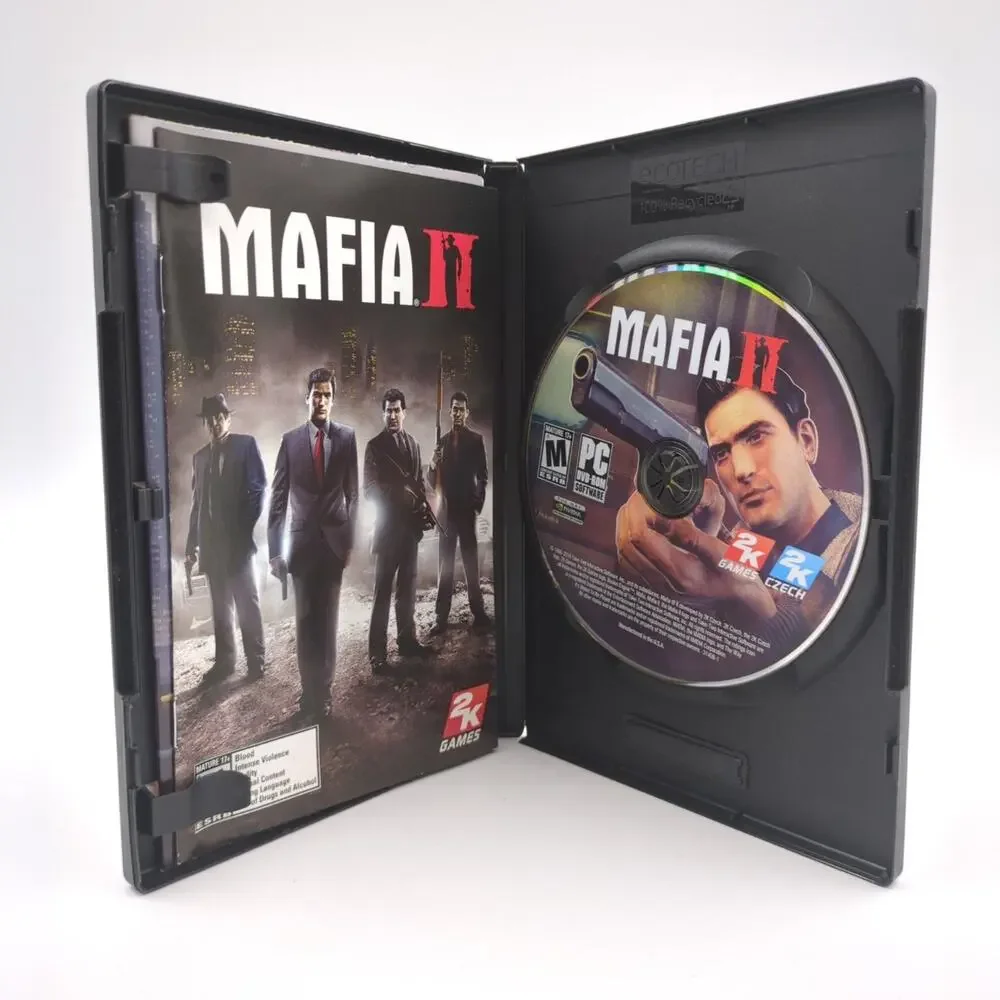 Mafia II 2 PC Video Game Open World Action Shooter 2K Games DVD-ROM